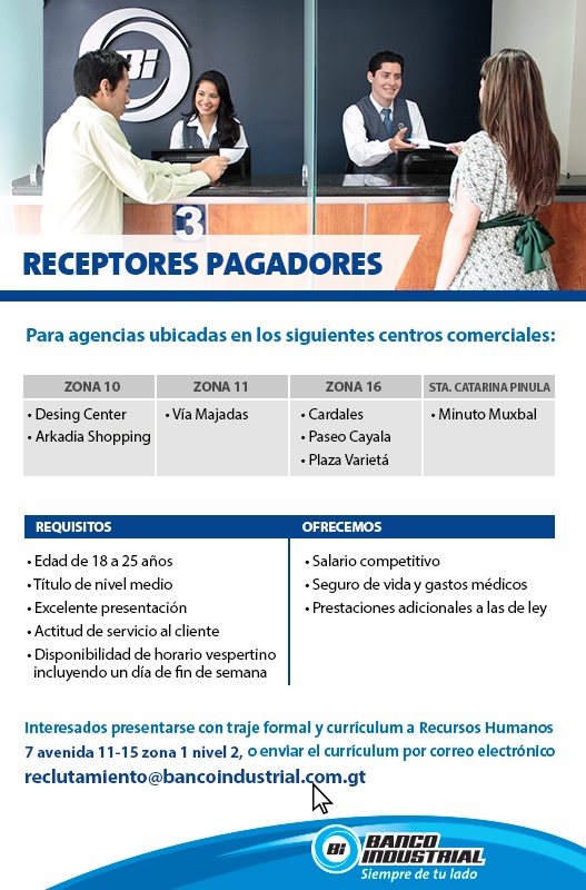 Chica Banco Industrial Lenceria