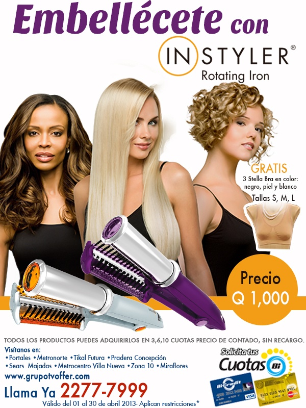 ¡Embellécete con In Styler solicitando tus Cuotas Bi!